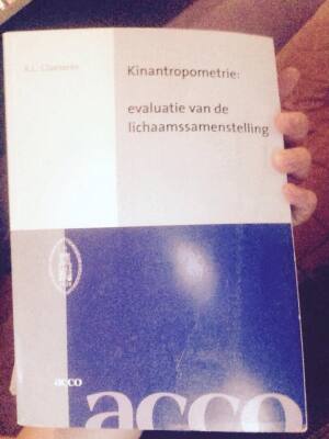 Kinantropometrie: evaluatie van de lichaamssamenstelling