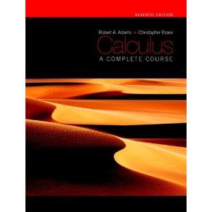 Calculus A complete course 7th edition