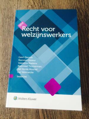 Recht voor welzijnswerkers 2014