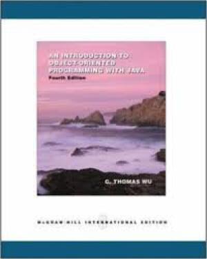 An introduction to object-oriented programming with JAVA