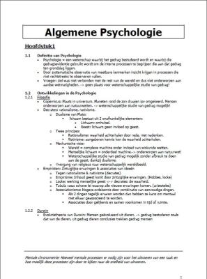 Algemene psychologie
