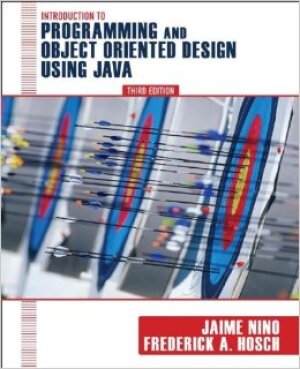 Programming and Object Oriented Design Using Java