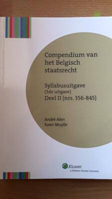 Compendium van het Belgisch staatsrecht Deel II
