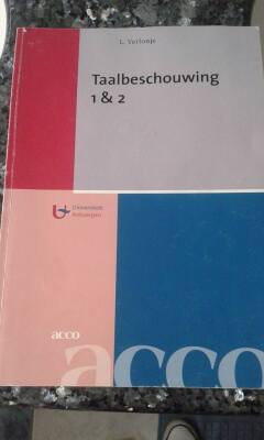 Taalbeschouwing 1 & 2