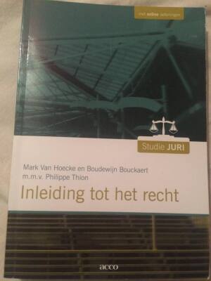 Inleiding tot het recht