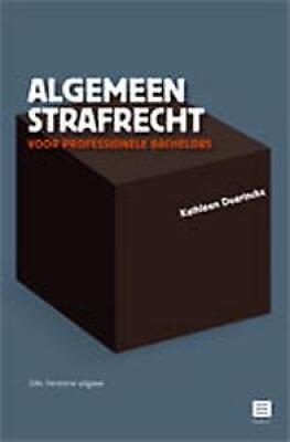 Algemeen Strafrecht voor professionele bachelors