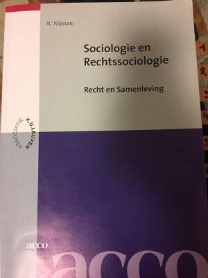 Rechtsociologie en onderzoek: Recht en Samenleving
