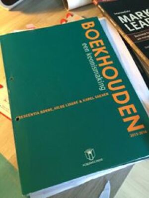 Boekhouden een kennismaking 2015-2016