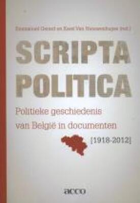 Scripta Politica, politieke geschiedenis van België in documenten