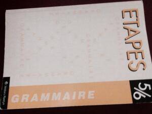 Etapes 5/6 Grammaire
