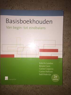 Basisboekhouden Van begin- tot eindbalans