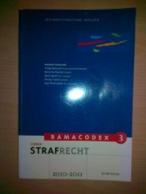 BAMACODEX deel 3 Strafrecht