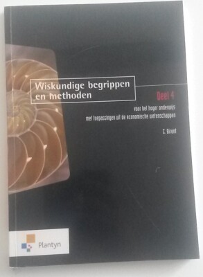 Wiskundige begrippen en methoden Deel 4