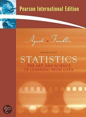 Statistics, the art and science of learning from data (second edition)