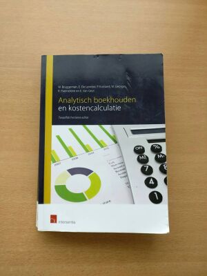 Analytisch boekhouden en kostencalculatie