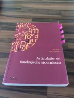 Articulatie- en fonologische stoornissen