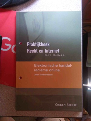 Praktijkboek Recht en Internet, Titel II - hfdst. 5b, Elektronische handel-reclame online