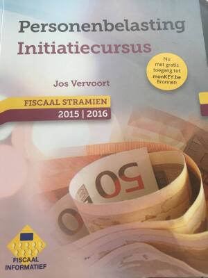 Personenbelasting Initiatiecursus