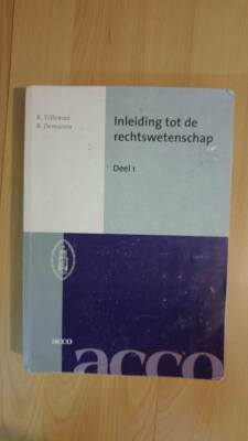 Inleiding tot de rechtswetenschap deel 1