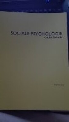 Sociale Psychologie: capita selecta
