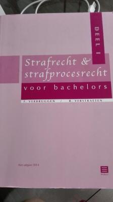Strafrecht & strafprocesrecht voor bachelors deel 1