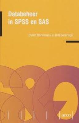 Databeheer in SPSS en SAS