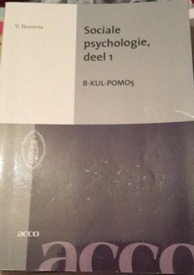 sociale psychologie, deel 1