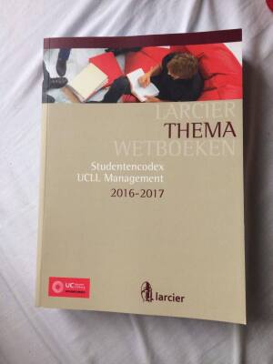 larcier thema wetboeken: studentencodex