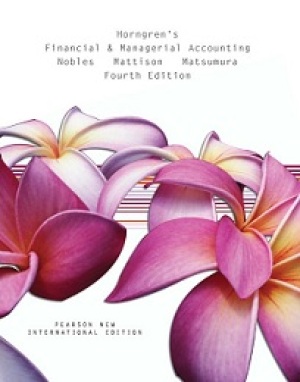 Horngren's Finanacial and Managerial Accounting