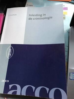 Inleiding in de criminologie