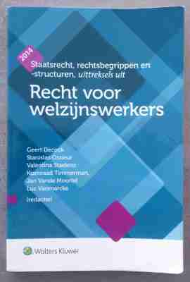 Recht voor welzijnswerkers.