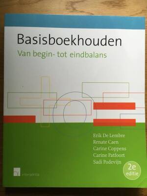 Basis boekhouden van begin tot eindbalans