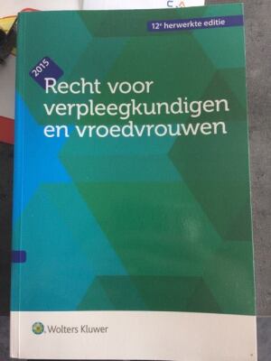 recht voor verpleegkundigen en vroedvrouwen