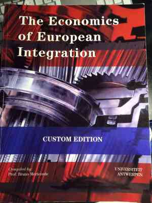 The Economics of European Integration