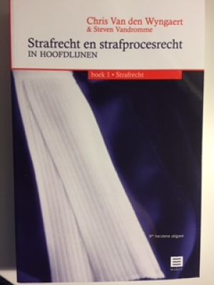 Strafrecht en strafprocesrecht in hoofdlijnen, Boek I: Strafrecht