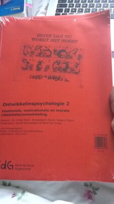 Ontwikkelingspsychologie 2 Emotionele, motivationele en morele (identiteits)ontwikkeling
