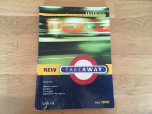 New Takeaway. Textbook.