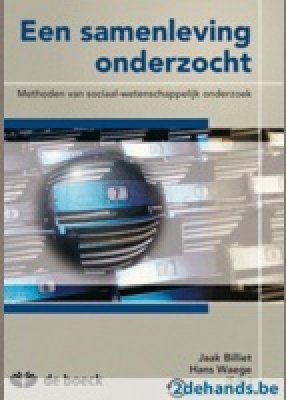 NIEUW Een samenleving onderzocht