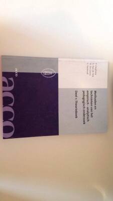 Methoden en technieken van het empirisch - analytisch pedagogisch onderzoek deel 1: Theorieboek