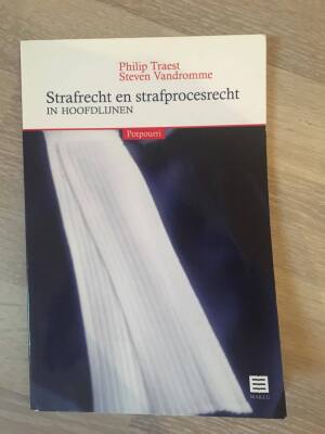 Strafrecht en strafprocesrecht in hoofdlijnen - Potpourri