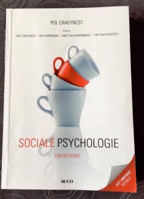 Sociale Psychologie: een inleidng