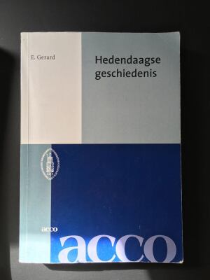 Hedendaagse geschiedenis