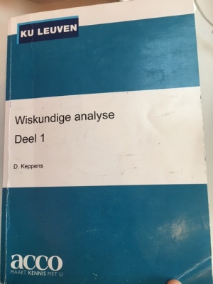 Wiskundige analyse deel 1