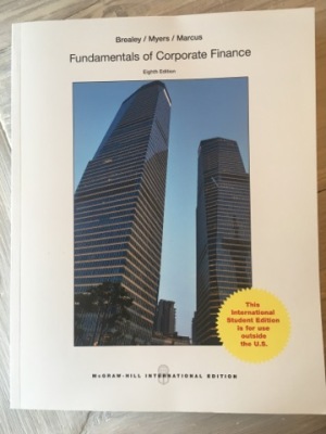Fundamentals of corporate finance