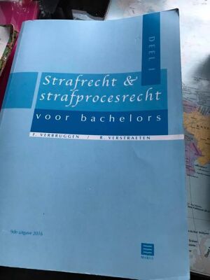 Strafrecht en strafprocesrecht voor bachelors