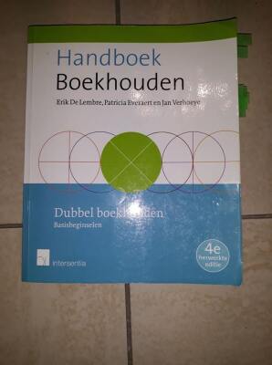 Handboek boekhouden dubbel boekhouden basisbeginselen 4e editie
