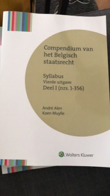 Compendium Belgisch Staatsrecht 2012 - Deel 1
