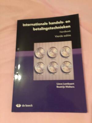 Internationale Handels- en Betalingstechnieken (HB + CB!)