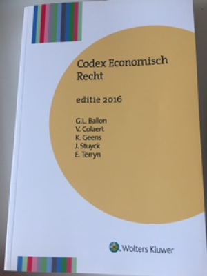 Codex Economisch recht editie 2016