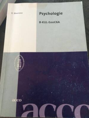 Psychologie Deel 1